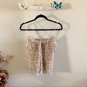 Hollister Leopard Print Tank Top